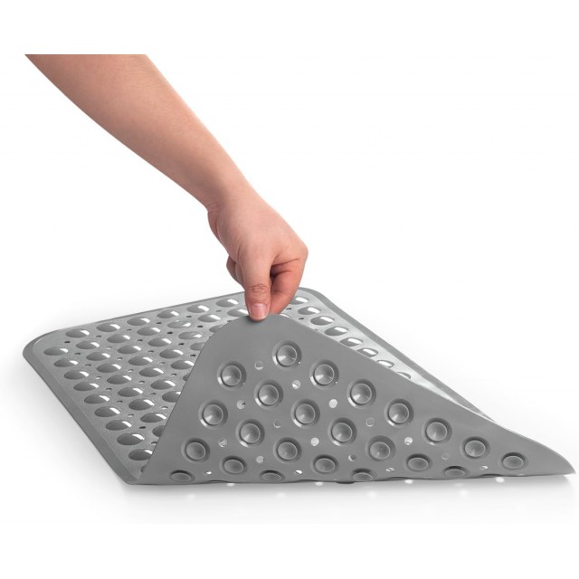 Bath Tub Mat,  Non-Slip Shower Mats with Suction Cups and Drain Holes, Bathroom Bathtub Mats Machine Washable 